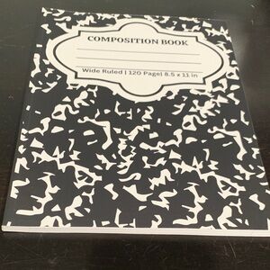 Black and White Composition Book